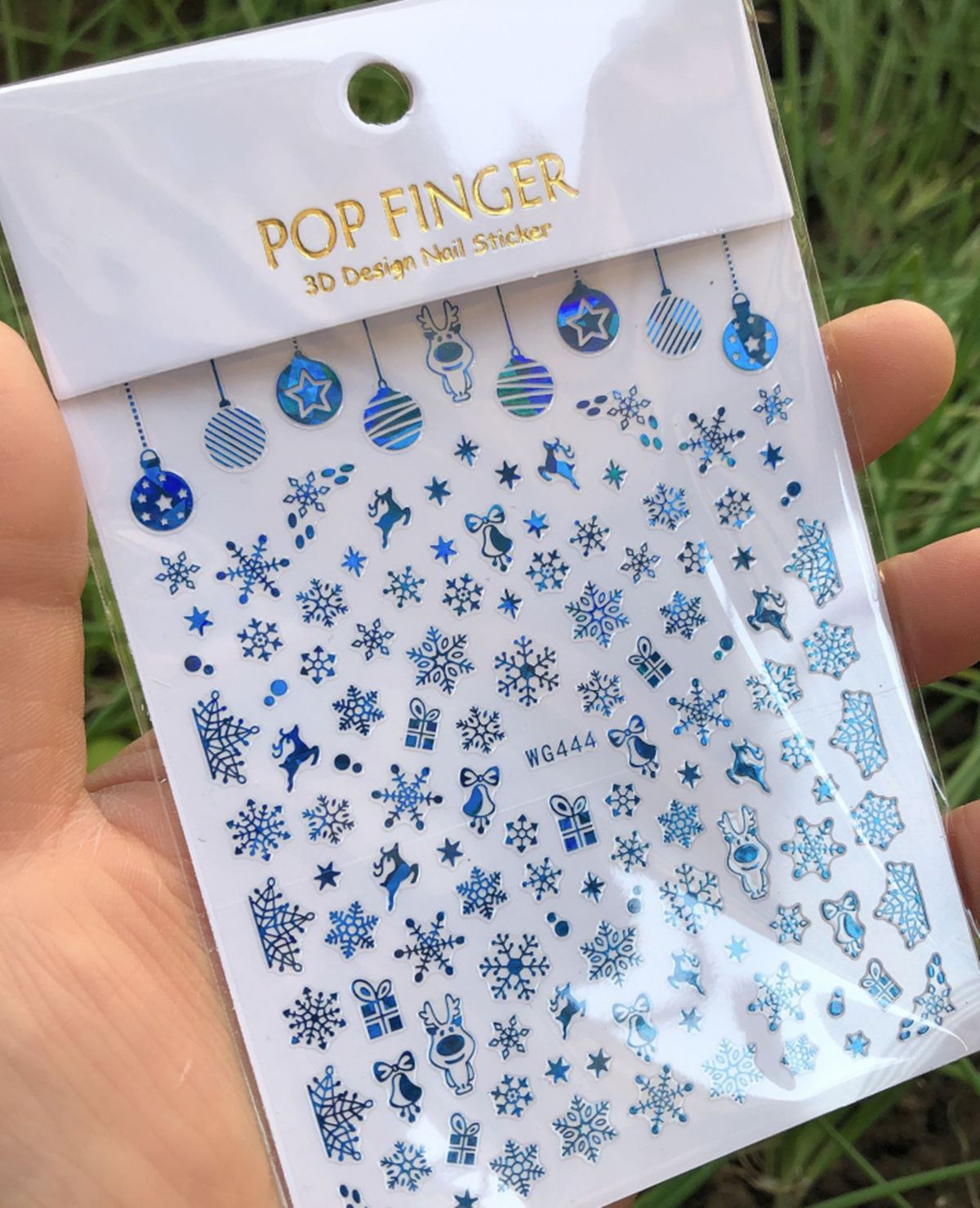 Рождественские 3D наклейки для – обзор и цена Nail Art Xmas Stickers