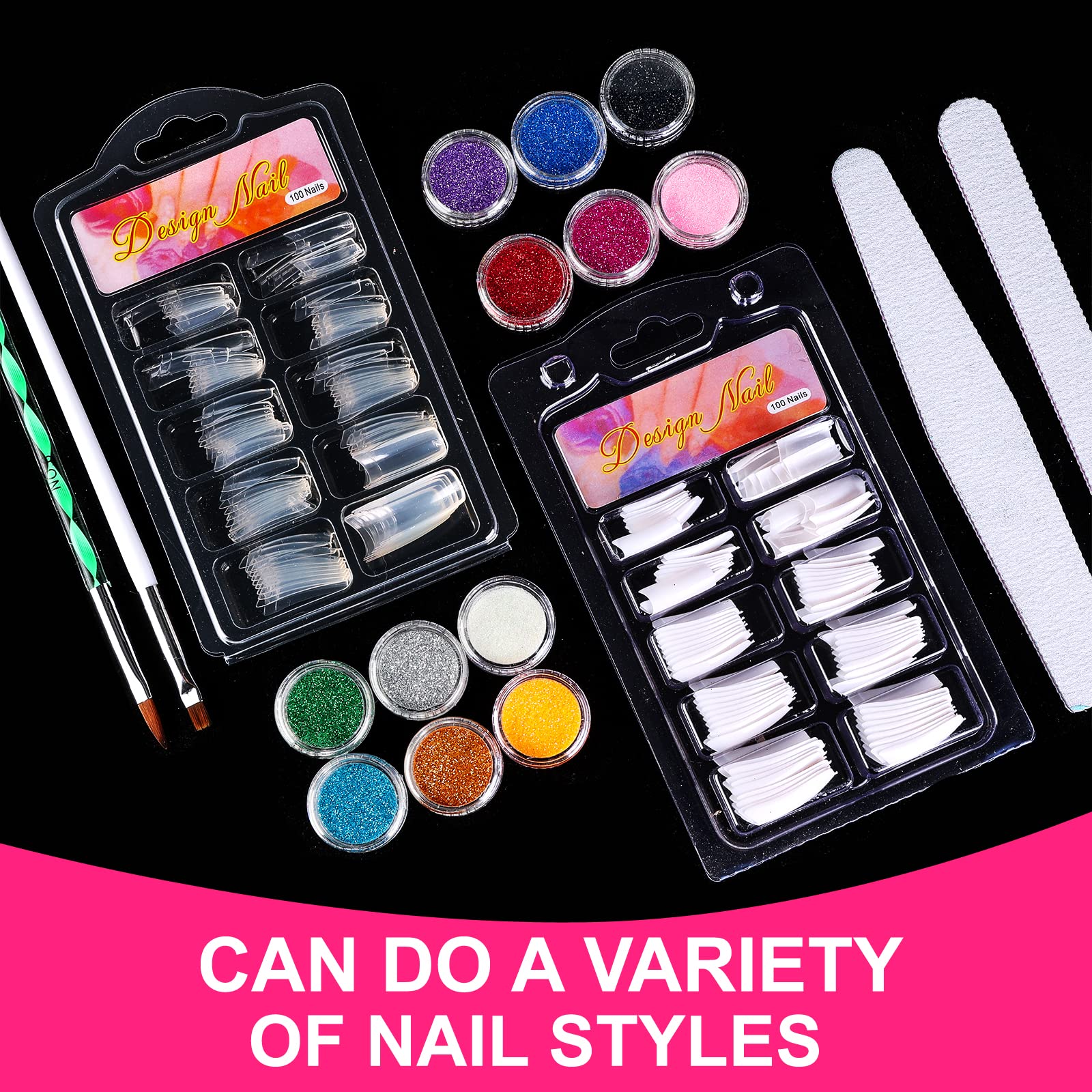 Набор для акриловых ногтей, ак – обзор и цена Nail Art Valentines Day