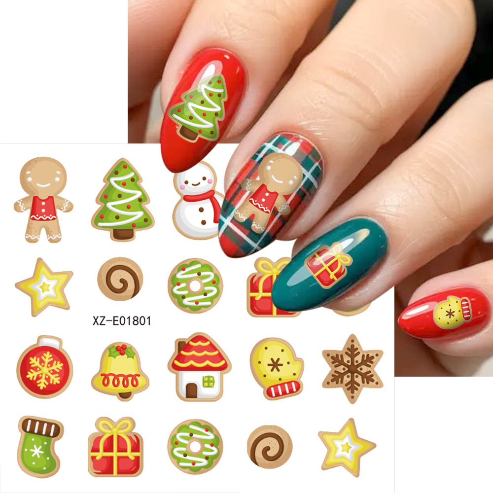 30 шт./набор рождественских на – обзор и цена Nail Art Xmas Tree