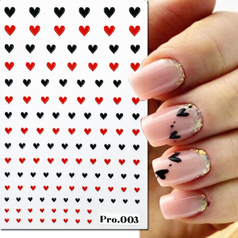 5d тисненные наклейки для диза – обзор и цена Nail Art Valentines Day