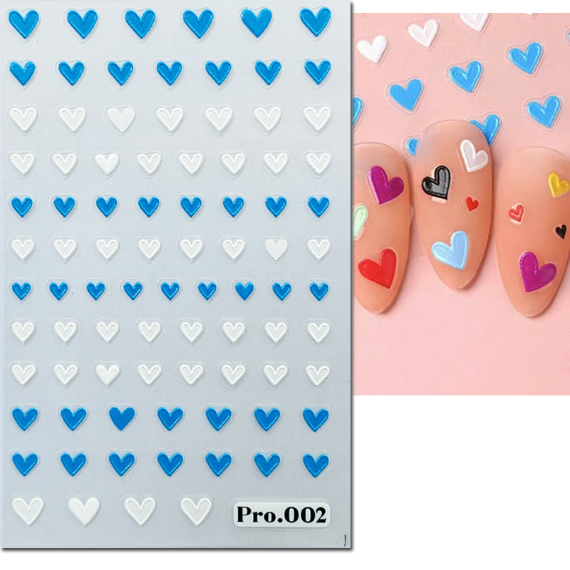 5d тисненные наклейки для диза – обзор и цена Nail Art Valentines Day
