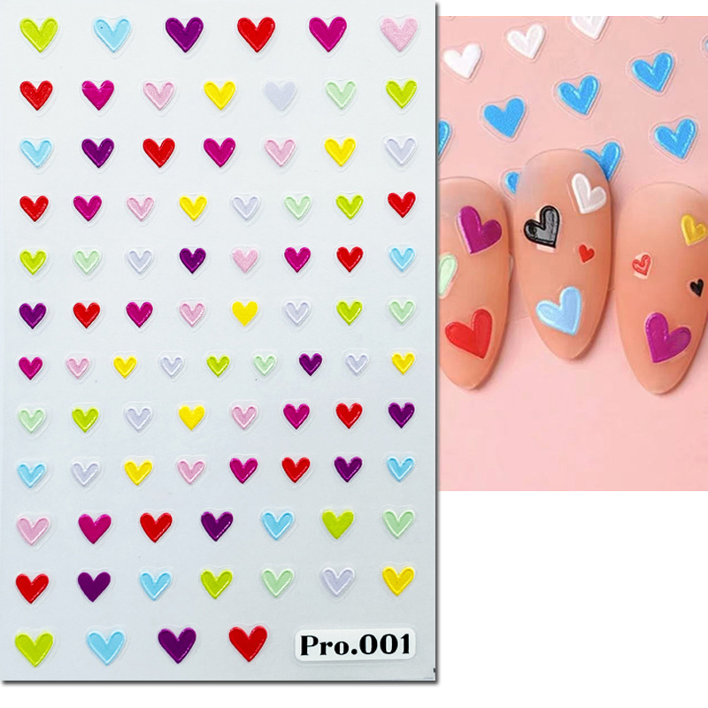 5d тисненные наклейки для диза – обзор и цена Nail Art Valentines Day