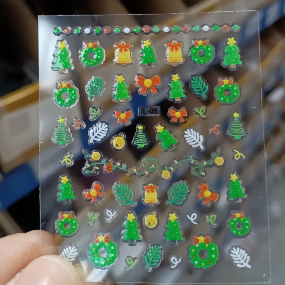 30 шт. рождественские наклейки – обзор и цена Nail Art Xmas Stickers