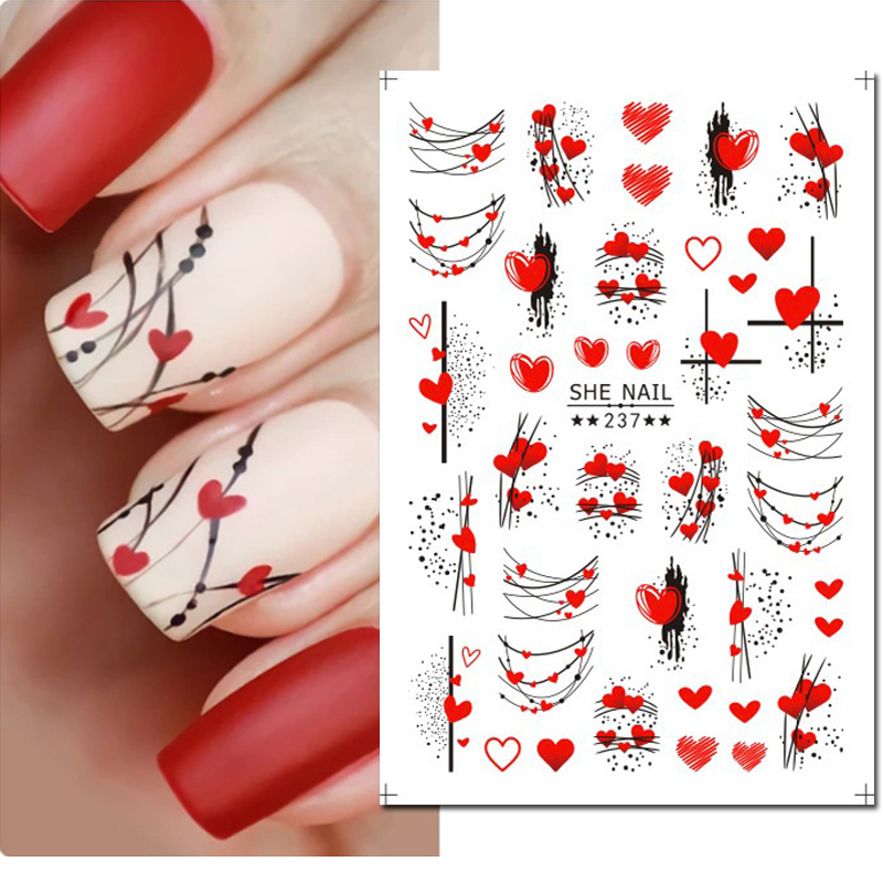 3d слайдеры для дизайна ногтей – обзор и цена Nail Art Valentines Day