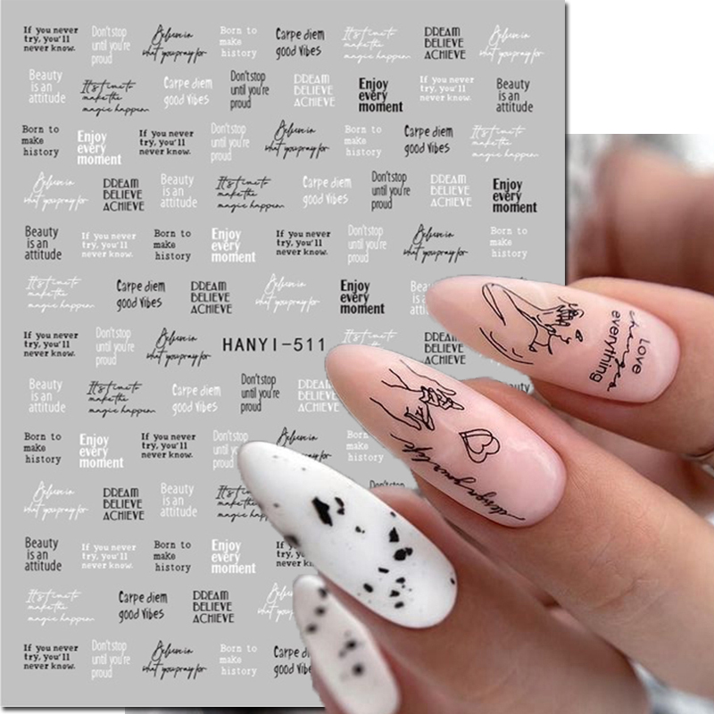 3d наклейки для дизайна ногтей – обзор и цена Nail Art Valentines Day