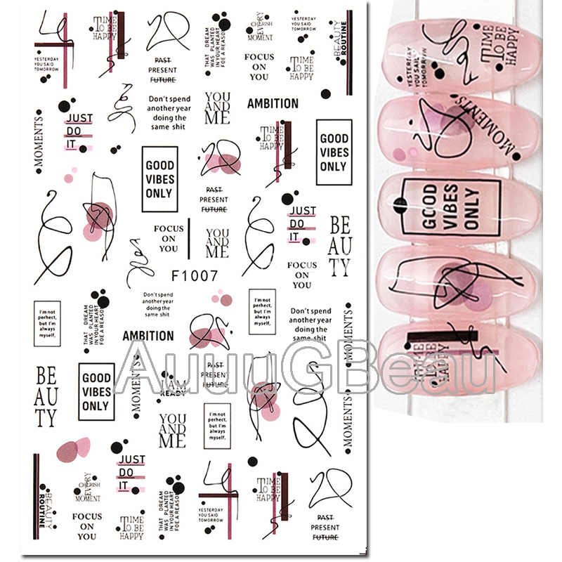 3d наклейки для дизайна ногтей – обзор и цена Nail Art Valentines Day