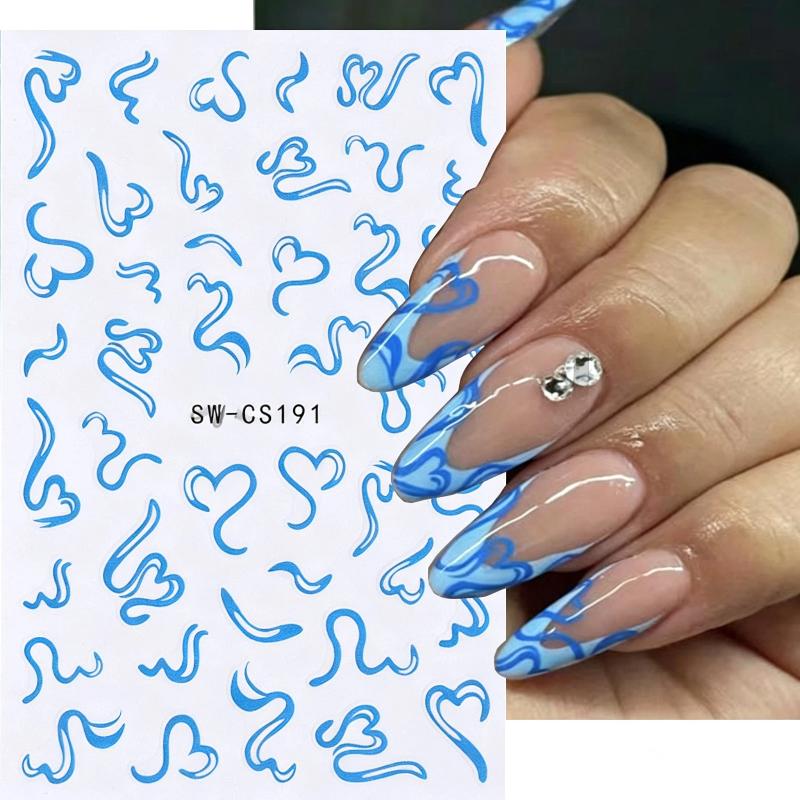 2 листа наклеек для ногтей на  – обзор и цена Nail Art Valentines Day