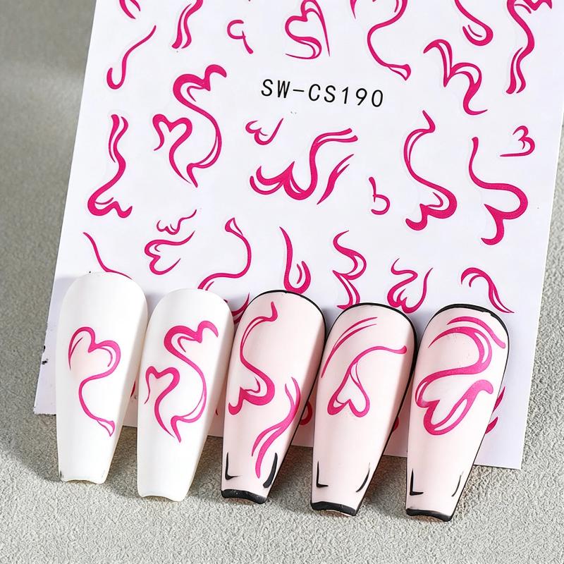 2 листа наклеек для ногтей на  – обзор и цена Nail Art Valentines Day